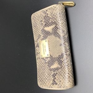 Michael Kors Snakeskin Print Wallet